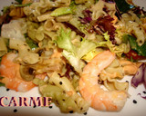 Foto del paso 9 de la receta: Ensalada vegetal con pasta y langostinos