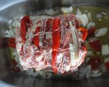 Foto del paso 3 de la receta: Cabecero de cerdo relleno