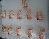 Foto del paso 3 de la receta: Langostinos con abrigo de bacón