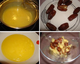 Foto del paso 1 de la receta: Copa de helado, con crema de melocotón y frutos secos