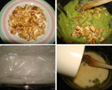 Foto del paso 3 de la receta: Pastel de calabacín con nueces en microondas