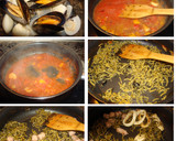 Foto del paso 5 de la receta: Fideos negros gruesos