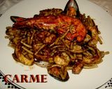 Foto del paso 8 de la receta: Fideos negros gruesos