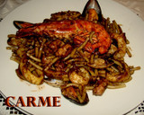 Foto del paso 8 de la receta: Fideos negros gruesos