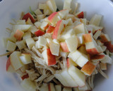 Foto del paso 3 de la receta: Ensalada de pollo y manzana roja