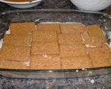 Foto del paso 6 de la receta: Tarta de galletas con piña, nata y dulce de leche