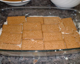 Foto del paso 6 de la receta: Tarta de galletas con piña, nata y dulce de leche