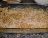 Foto del paso 7 de la receta: Tarta de galletas con piña, nata y dulce de leche