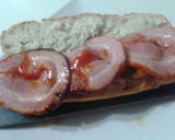 Foto del paso 6 de la receta: Baguettes con pimientos fritos y panceta adobada