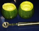 Foto del paso 2 de la receta: Calabacines luna rellenos de verduras