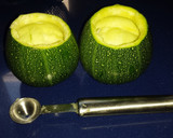 Foto del paso 2 de la receta: Calabacines luna rellenos de verduras