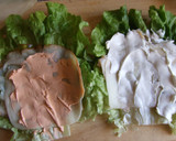 Foto del paso 6 de la receta: Rollitos de lechuga, jamón y queso