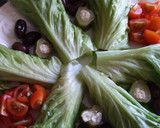 Foto del paso 8 de la receta: Rollitos de lechuga, jamón y queso