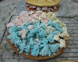 Foto del paso 13 de la receta: Tarta con merengues de colores y sabores