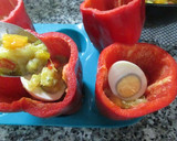 Foto del paso 5 de la receta: Pimientos rellenos de vegetales y queso fresco