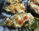 Foto del paso 6 de la receta: Berenjenas rellenas de vegetales y quesos variados