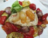 Foto del paso 5 de la receta: Pechuga de pavo con mix de verduras al horno