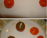 Foto del paso 4 de la receta: Hamburguesa mixta casera con tomatitos al pesto