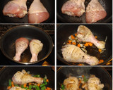 Foto del paso 1 de la receta: Potaje de acelgas con pollo, garbanzos y setas