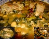 Foto del paso 7 de la receta: Potaje de acelgas con pollo, garbanzos y setas