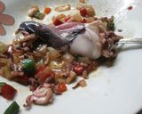 Foto del paso 4 de la receta: Calamares rellenos con mix de verduras asadas