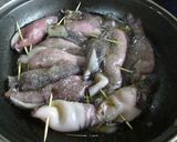 Foto del paso 5 de la receta: Calamares rellenos con mix de verduras asadas