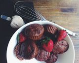 Foto del paso 8 de la receta: Muffins proteicos cambur y fresas