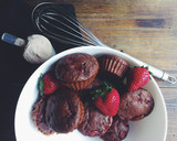 Foto del paso 8 de la receta: Muffins proteicos cambur y fresas