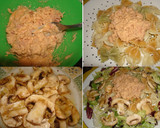 Foto del paso 7 de la receta: Ensalada de lazos con atún y salsa rosa