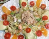 Foto del paso 7 de la receta: Ensalada completa con mayonesa de naranja