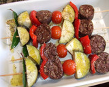 Foto del paso 7 de la receta: Brochetas de morcilla con verduras
