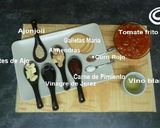Foto del paso 1 de la receta: Bacalao con salsa de tomate al romesco y arroz basmati