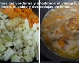 Foto del paso 5 de la receta: Bonito en escabeche de limón con aceitunas negras