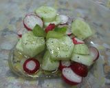 Foto del paso 4 de la receta: Ensalada de pepino y rabanito