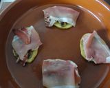 Foto del paso 4 de la receta: Rodajitas de patata con jamón y champiñones