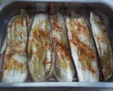 Foto del paso 6 de la receta: Tarta de berenjenas, beicon, york y queso