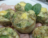 Foto del paso 5 de la receta: Pastelitos de lechuga con corazón de queso