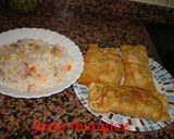 Foto del paso 21 de la receta: Rollitos primavera de pollo con arroz tres delicias