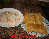 Foto del paso 21 de la receta: Rollitos primavera de pollo con arroz tres delicias