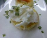 Foto del paso 1 de la receta: Canapés de blinis con jamón, queso, salmón, salsa de yogur y brandada de bacalao