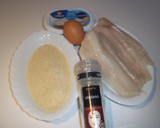 Foto del paso 1 de la receta: Lomos de merluza rellenos de crema queso y rebozados