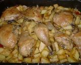Foto del paso 5 de la receta: Pollo al horno con cerveza al limón