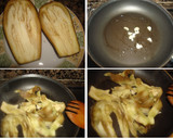 Foto del paso 1 de la receta: Crema de berenjena con picadillo de huevo