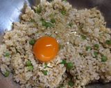 Foto del paso 3 de la receta: Croquetas de arroz integral con guisantes y queso