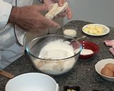Foto del paso 1 de la receta: Coca de brioche rellena de cabello de ángel