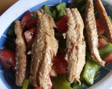 Foto del paso 6 de la receta: Ensalada sencilla de judías verdes con lomitos de caballa