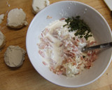 Foto del paso 5 de la receta: Alcachofas rellenas con queso de cabra y bacon