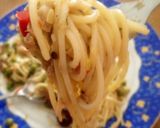 Foto del paso 5 de la receta: Espaguetis con verduras, atún y cangrejo