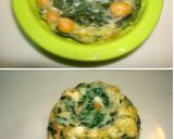 Foto del paso 5 de la receta: Budin de espinacas con garbanzos