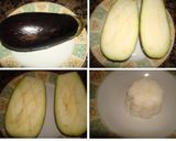 Foto del paso 1 de la receta: Berenjenas rellenas vegetarianas